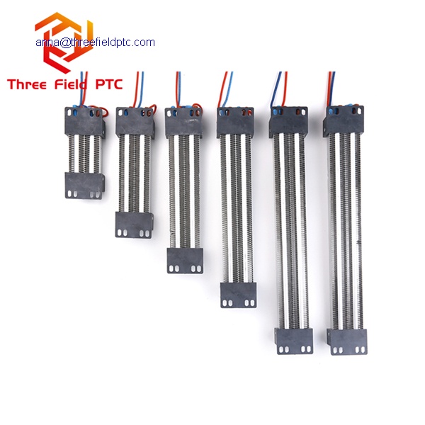PTC Ripple Heating Plate Thermistors Heater,High Heat Conversion Rate,12V/24V Aluminium Housing Constant Temperature Ripple PTC Heating for Heating Solids and Gases 12V 70W 
